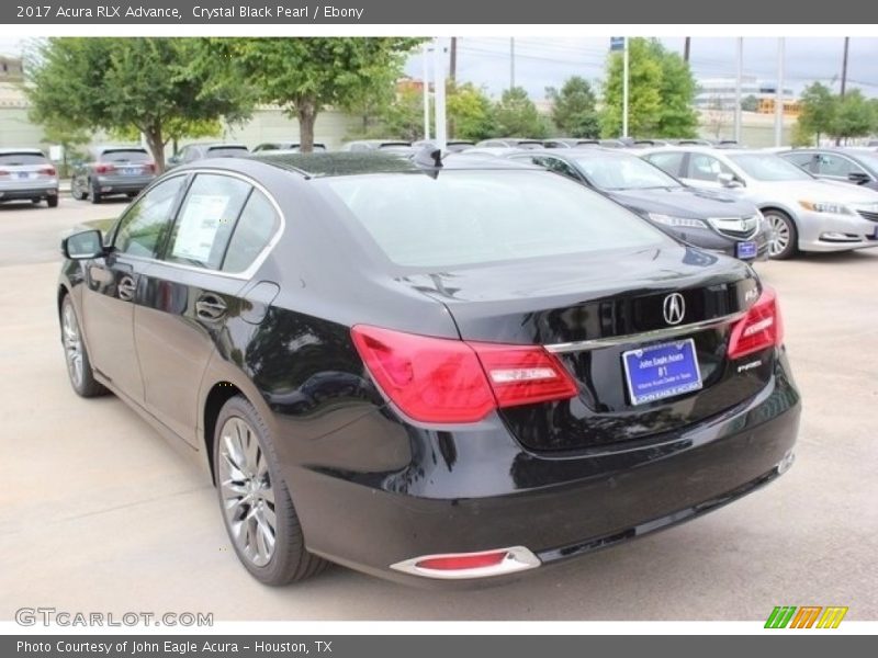 Crystal Black Pearl / Ebony 2017 Acura RLX Advance