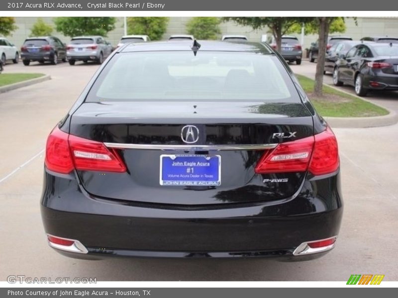 Crystal Black Pearl / Ebony 2017 Acura RLX Advance