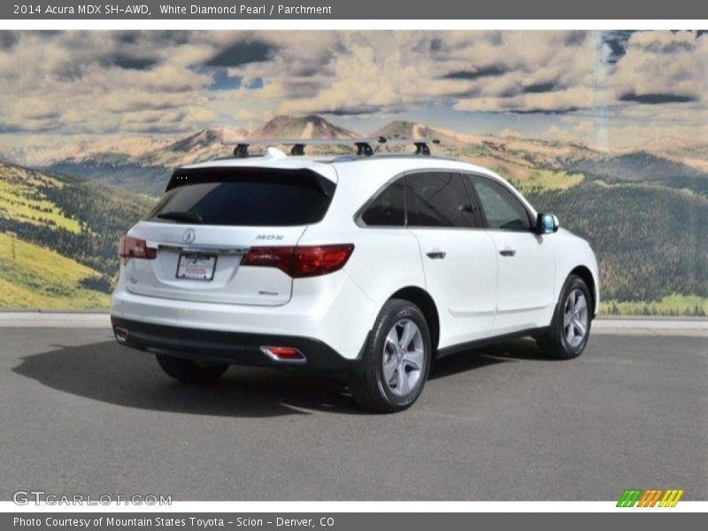 White Diamond Pearl / Parchment 2014 Acura MDX SH-AWD
