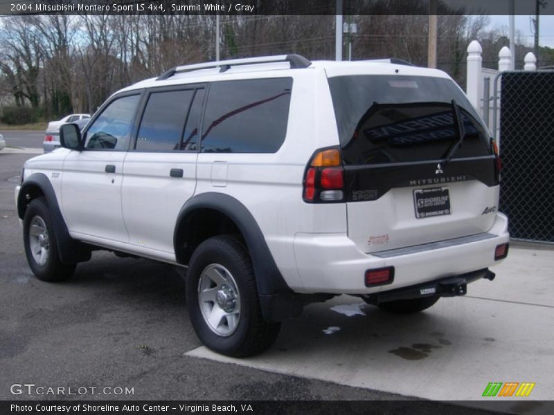Summit White / Gray 2004 Mitsubishi Montero Sport LS 4x4
