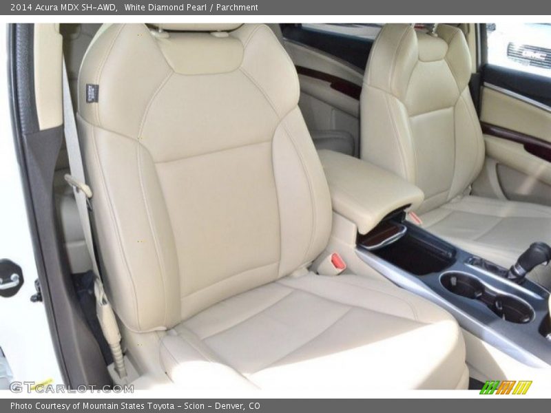 White Diamond Pearl / Parchment 2014 Acura MDX SH-AWD