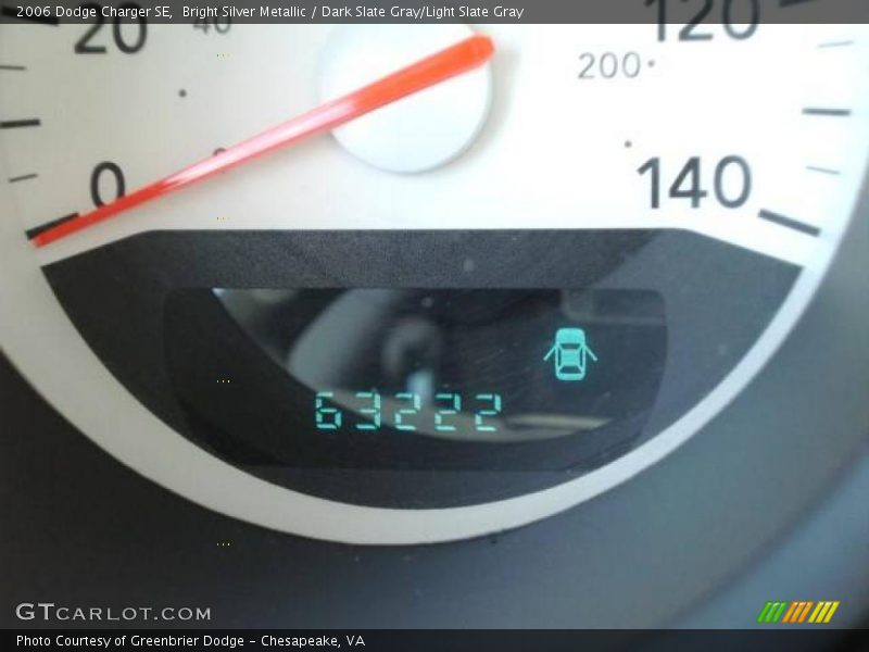 Bright Silver Metallic / Dark Slate Gray/Light Slate Gray 2006 Dodge Charger SE