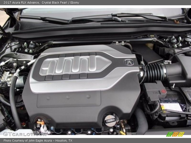 Crystal Black Pearl / Ebony 2017 Acura RLX Advance