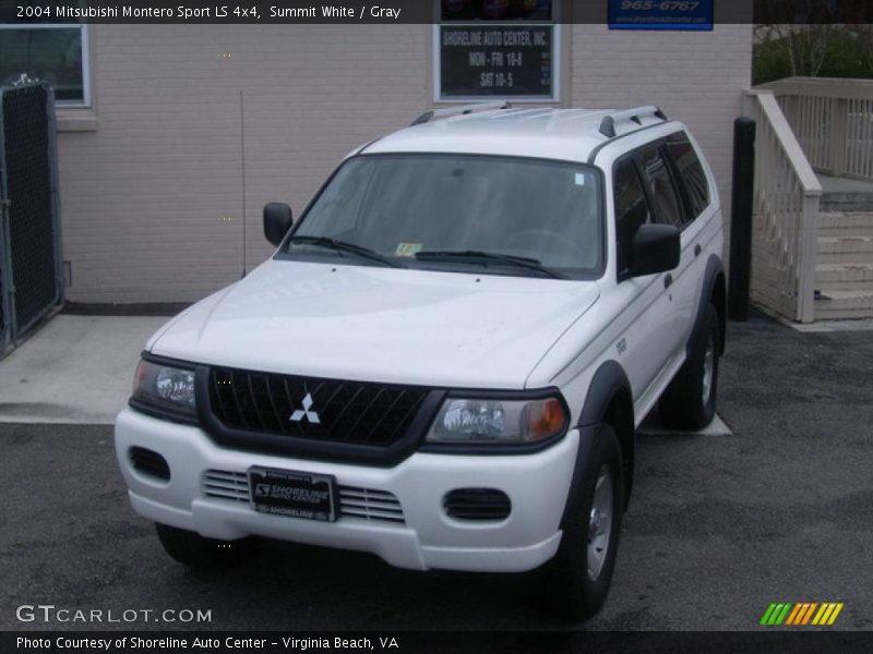 Summit White / Gray 2004 Mitsubishi Montero Sport LS 4x4