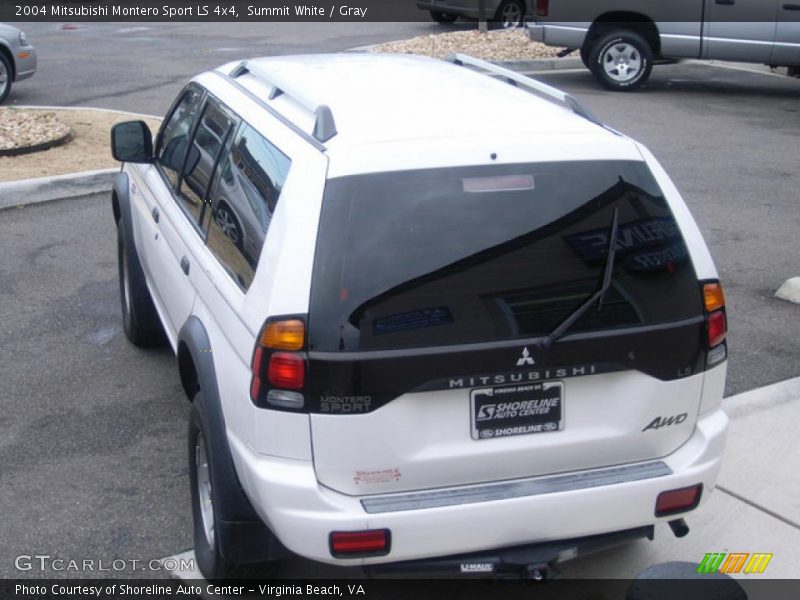 Summit White / Gray 2004 Mitsubishi Montero Sport LS 4x4