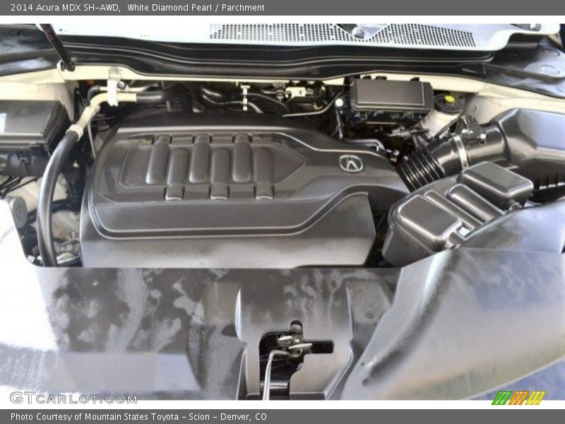 White Diamond Pearl / Parchment 2014 Acura MDX SH-AWD