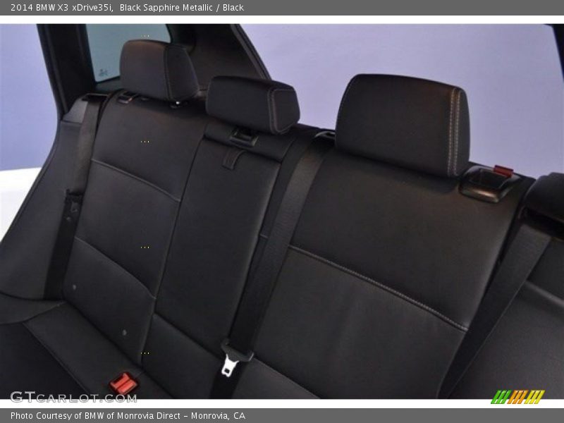 Black Sapphire Metallic / Black 2014 BMW X3 xDrive35i