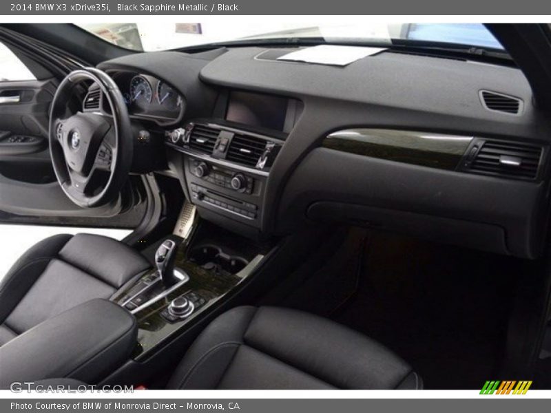 Black Sapphire Metallic / Black 2014 BMW X3 xDrive35i