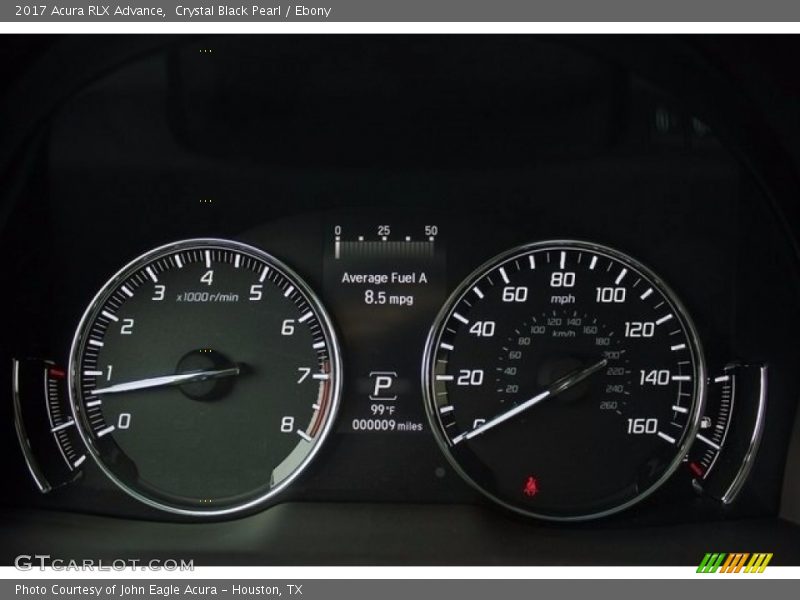 Crystal Black Pearl / Ebony 2017 Acura RLX Advance