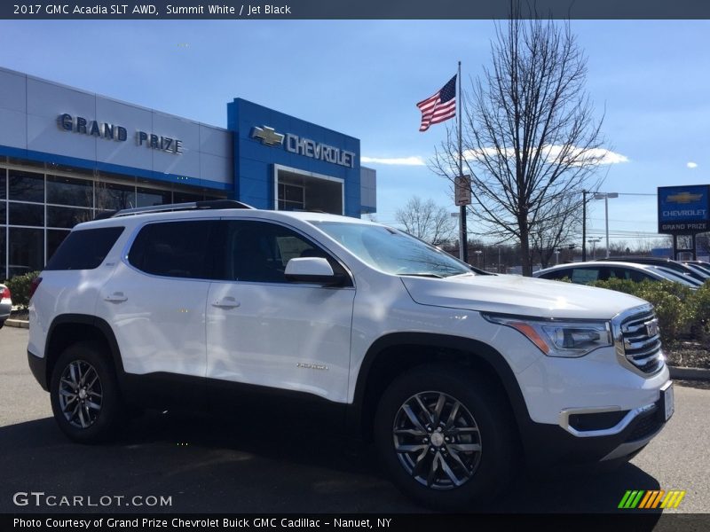 Summit White / Jet Black 2017 GMC Acadia SLT AWD