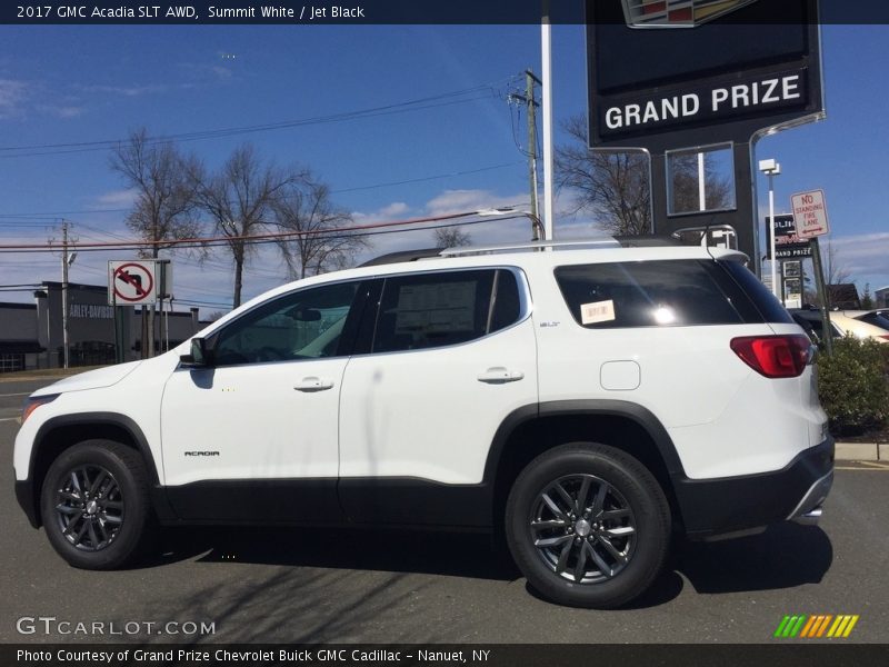 Summit White / Jet Black 2017 GMC Acadia SLT AWD