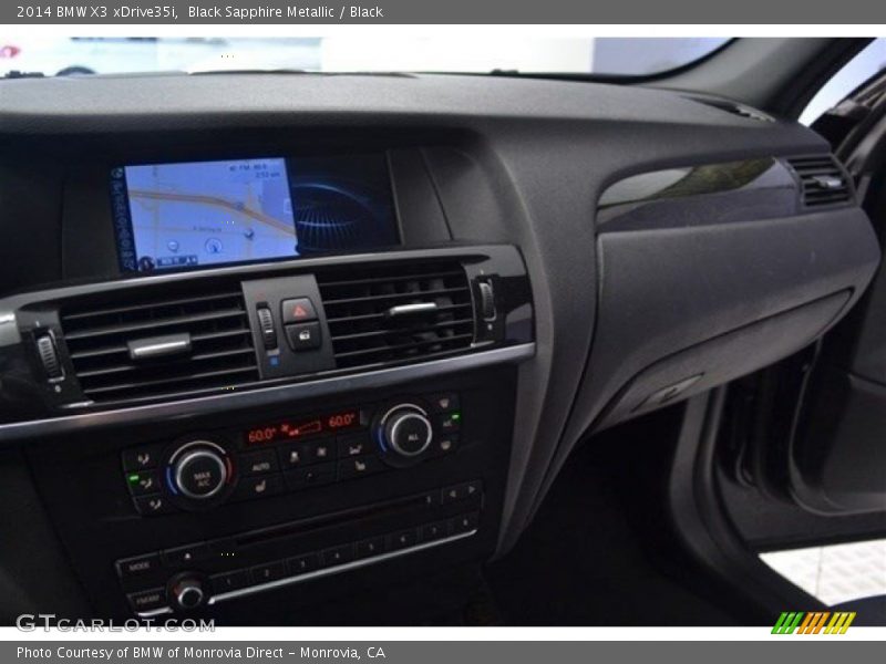 Black Sapphire Metallic / Black 2014 BMW X3 xDrive35i