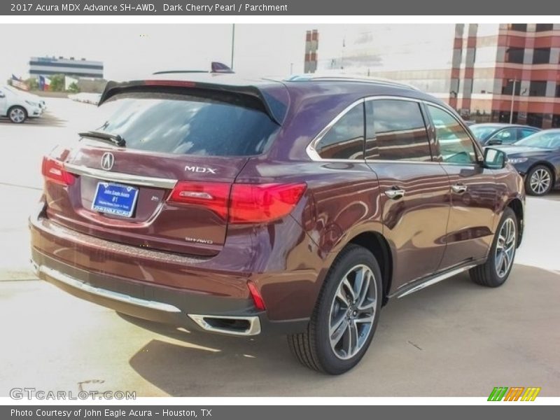 Dark Cherry Pearl / Parchment 2017 Acura MDX Advance SH-AWD