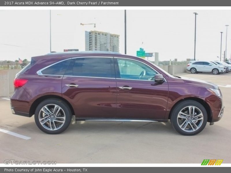 Dark Cherry Pearl / Parchment 2017 Acura MDX Advance SH-AWD