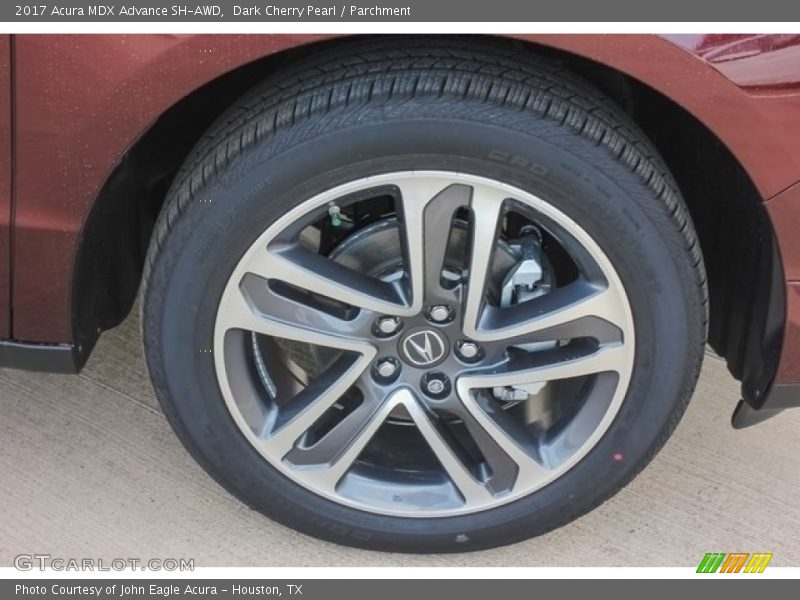 Dark Cherry Pearl / Parchment 2017 Acura MDX Advance SH-AWD
