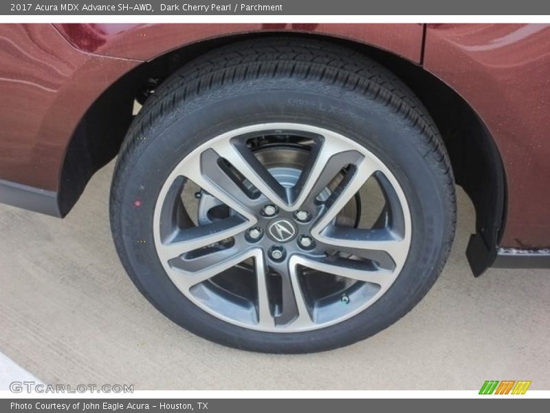 Dark Cherry Pearl / Parchment 2017 Acura MDX Advance SH-AWD