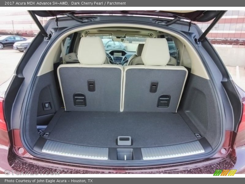 Dark Cherry Pearl / Parchment 2017 Acura MDX Advance SH-AWD