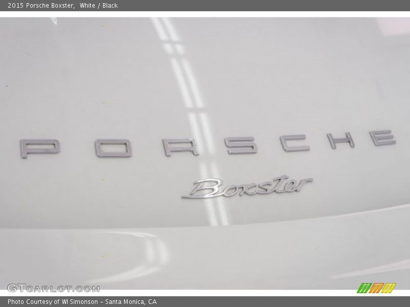 White / Black 2015 Porsche Boxster