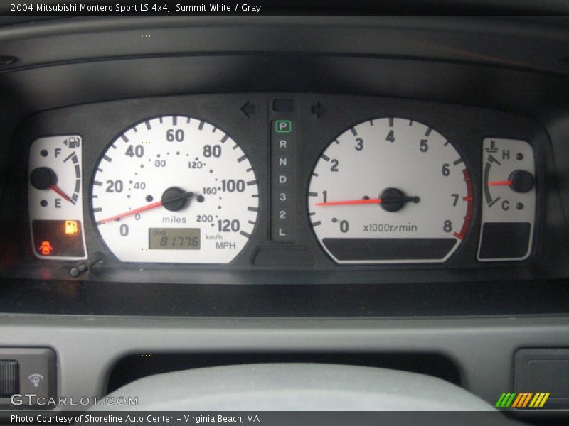 Summit White / Gray 2004 Mitsubishi Montero Sport LS 4x4