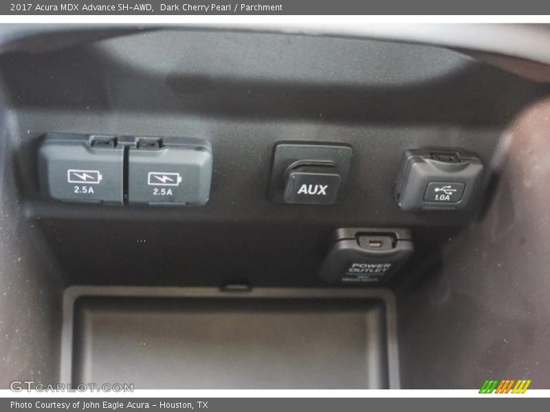 Dark Cherry Pearl / Parchment 2017 Acura MDX Advance SH-AWD