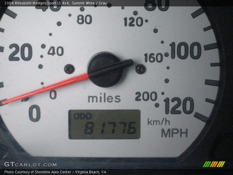 Summit White / Gray 2004 Mitsubishi Montero Sport LS 4x4