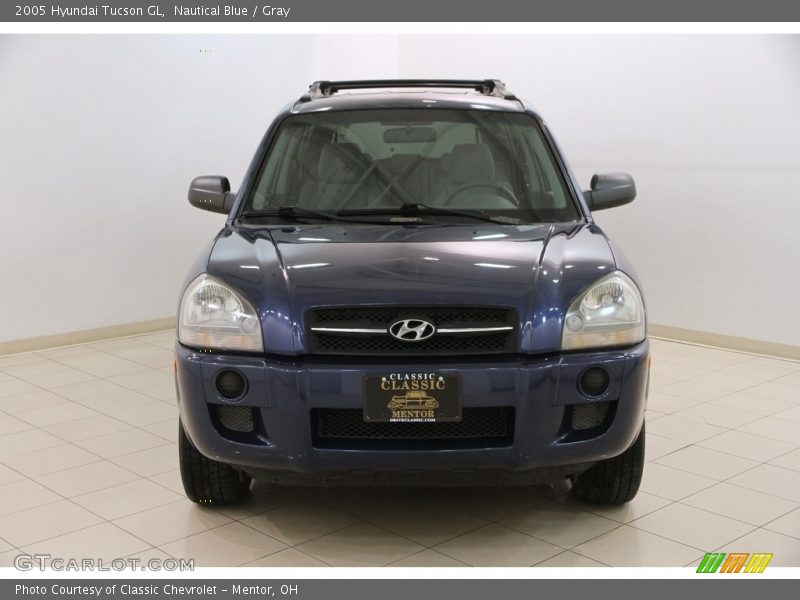 Nautical Blue / Gray 2005 Hyundai Tucson GL