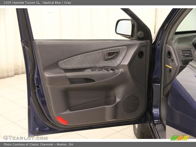 Nautical Blue / Gray 2005 Hyundai Tucson GL