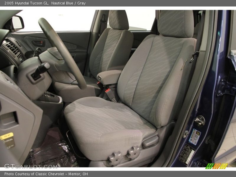 Nautical Blue / Gray 2005 Hyundai Tucson GL