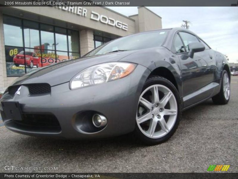 Titanium Gray Pearl / Dark Charcoal 2006 Mitsubishi Eclipse GT Coupe