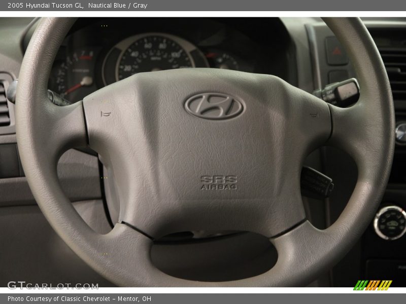 Nautical Blue / Gray 2005 Hyundai Tucson GL
