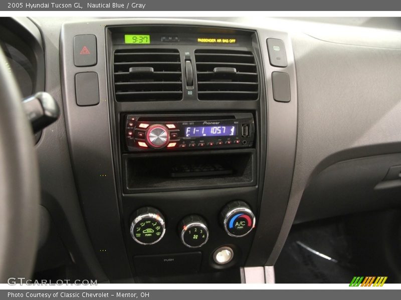 Nautical Blue / Gray 2005 Hyundai Tucson GL