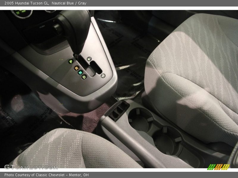 Nautical Blue / Gray 2005 Hyundai Tucson GL