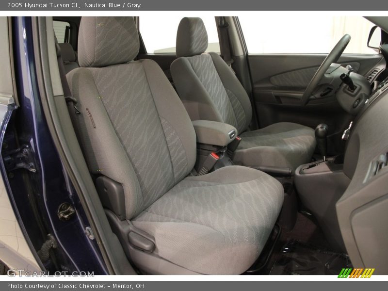 Nautical Blue / Gray 2005 Hyundai Tucson GL