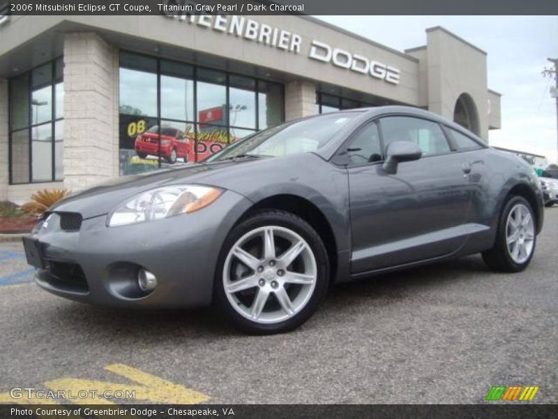 Titanium Gray Pearl / Dark Charcoal 2006 Mitsubishi Eclipse GT Coupe