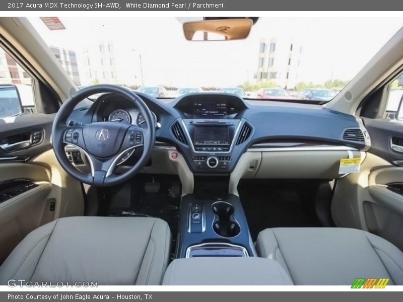 White Diamond Pearl / Parchment 2017 Acura MDX Technology SH-AWD