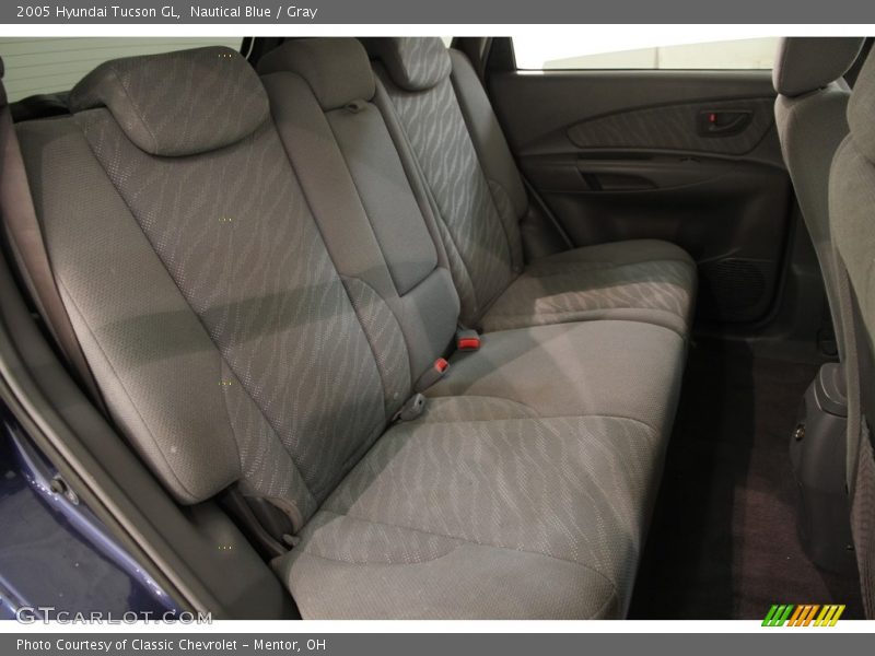Nautical Blue / Gray 2005 Hyundai Tucson GL