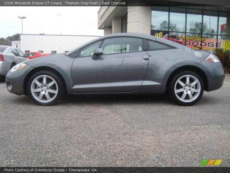 Titanium Gray Pearl / Dark Charcoal 2006 Mitsubishi Eclipse GT Coupe