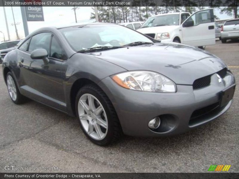 Titanium Gray Pearl / Dark Charcoal 2006 Mitsubishi Eclipse GT Coupe