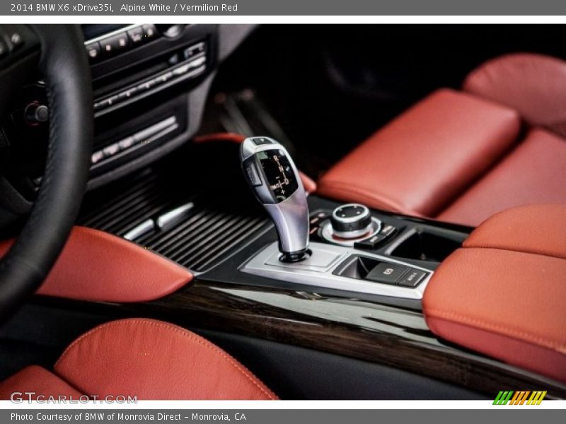 Alpine White / Vermilion Red 2014 BMW X6 xDrive35i