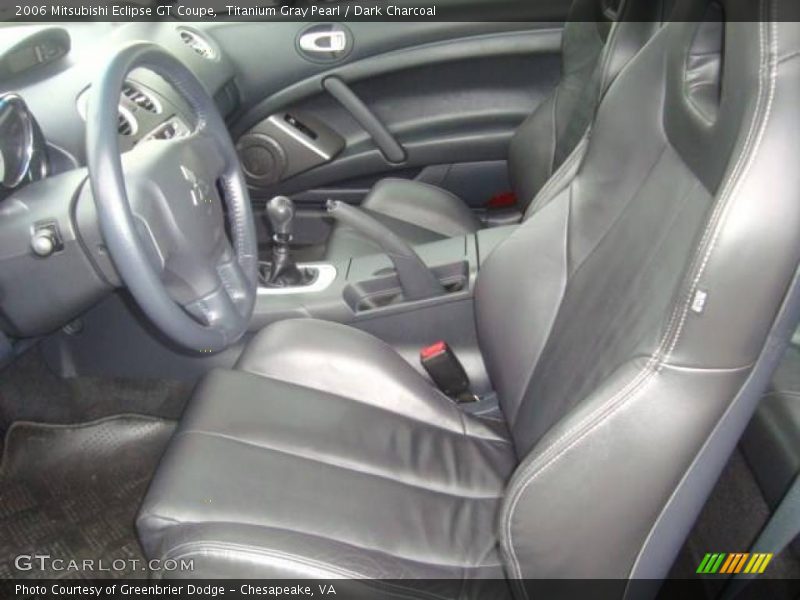 Titanium Gray Pearl / Dark Charcoal 2006 Mitsubishi Eclipse GT Coupe