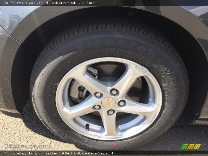 Nightfall Gray Metallic / Jet Black 2017 Chevrolet Malibu LS