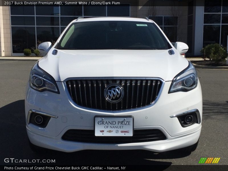 Summit White / Ebony/Dark Plum 2017 Buick Envision Premium AWD