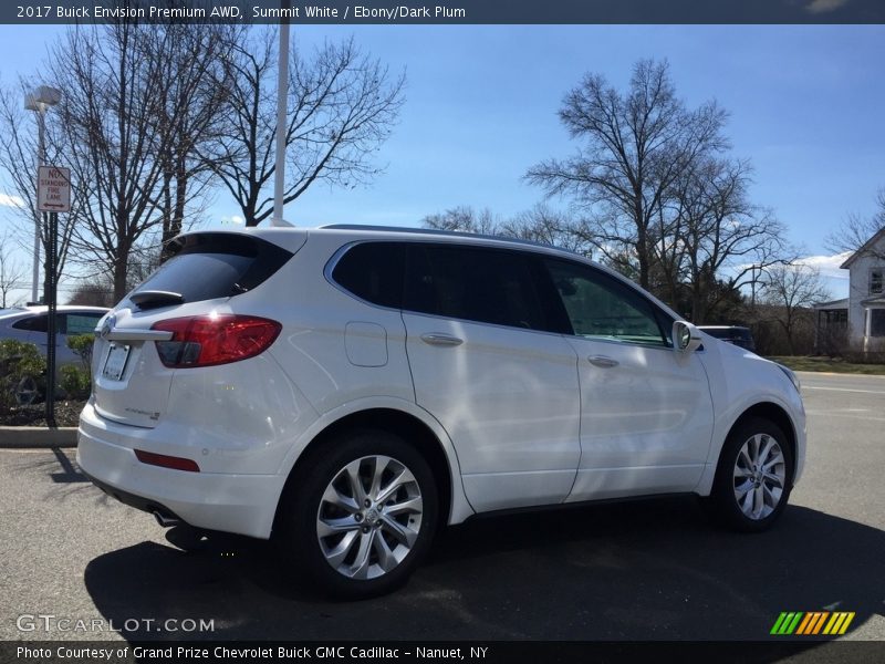 Summit White / Ebony/Dark Plum 2017 Buick Envision Premium AWD