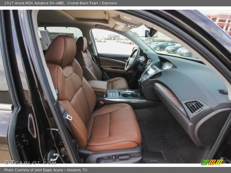 Crystal Black Pearl / Espresso 2017 Acura MDX Advance SH-AWD