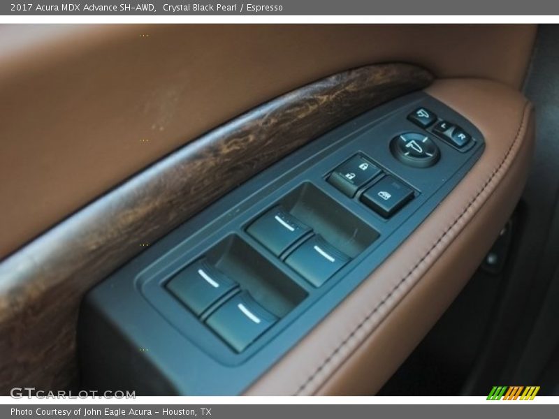 Crystal Black Pearl / Espresso 2017 Acura MDX Advance SH-AWD