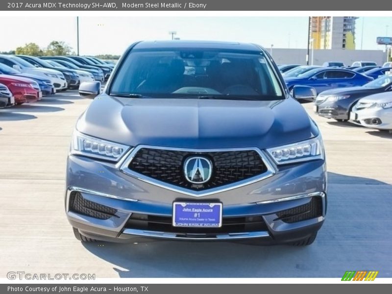 Modern Steel Metallic / Ebony 2017 Acura MDX Technology SH-AWD