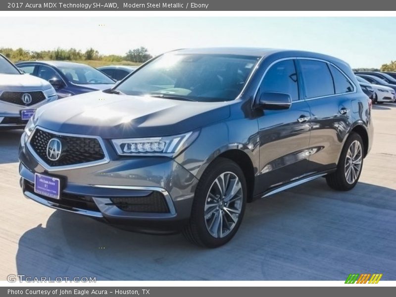 Modern Steel Metallic / Ebony 2017 Acura MDX Technology SH-AWD