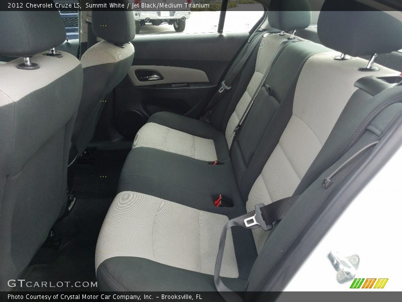 Summit White / Jet Black/Medium Titanium 2012 Chevrolet Cruze LS