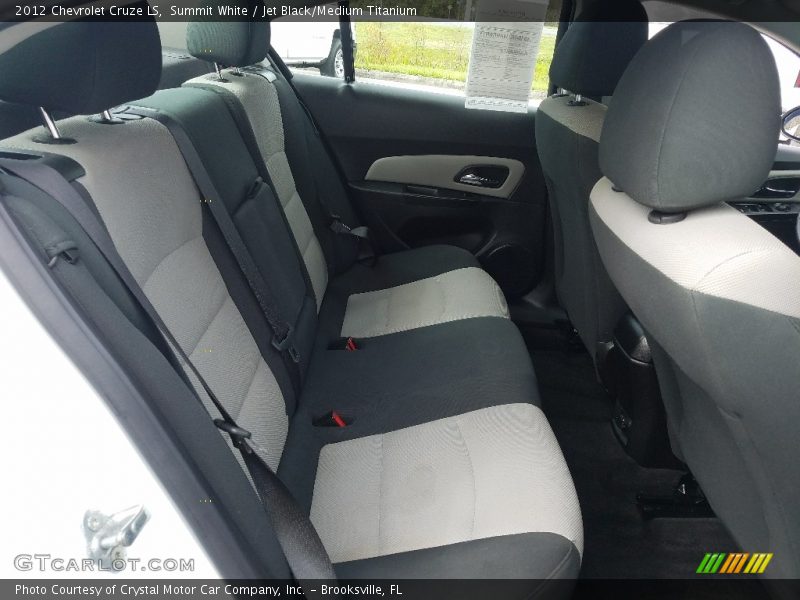 Summit White / Jet Black/Medium Titanium 2012 Chevrolet Cruze LS