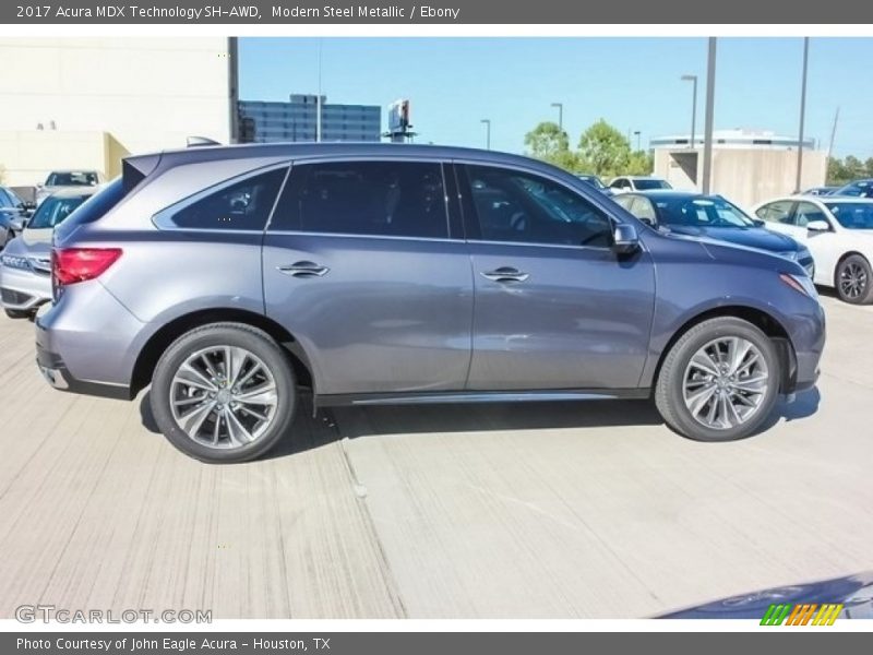 Modern Steel Metallic / Ebony 2017 Acura MDX Technology SH-AWD